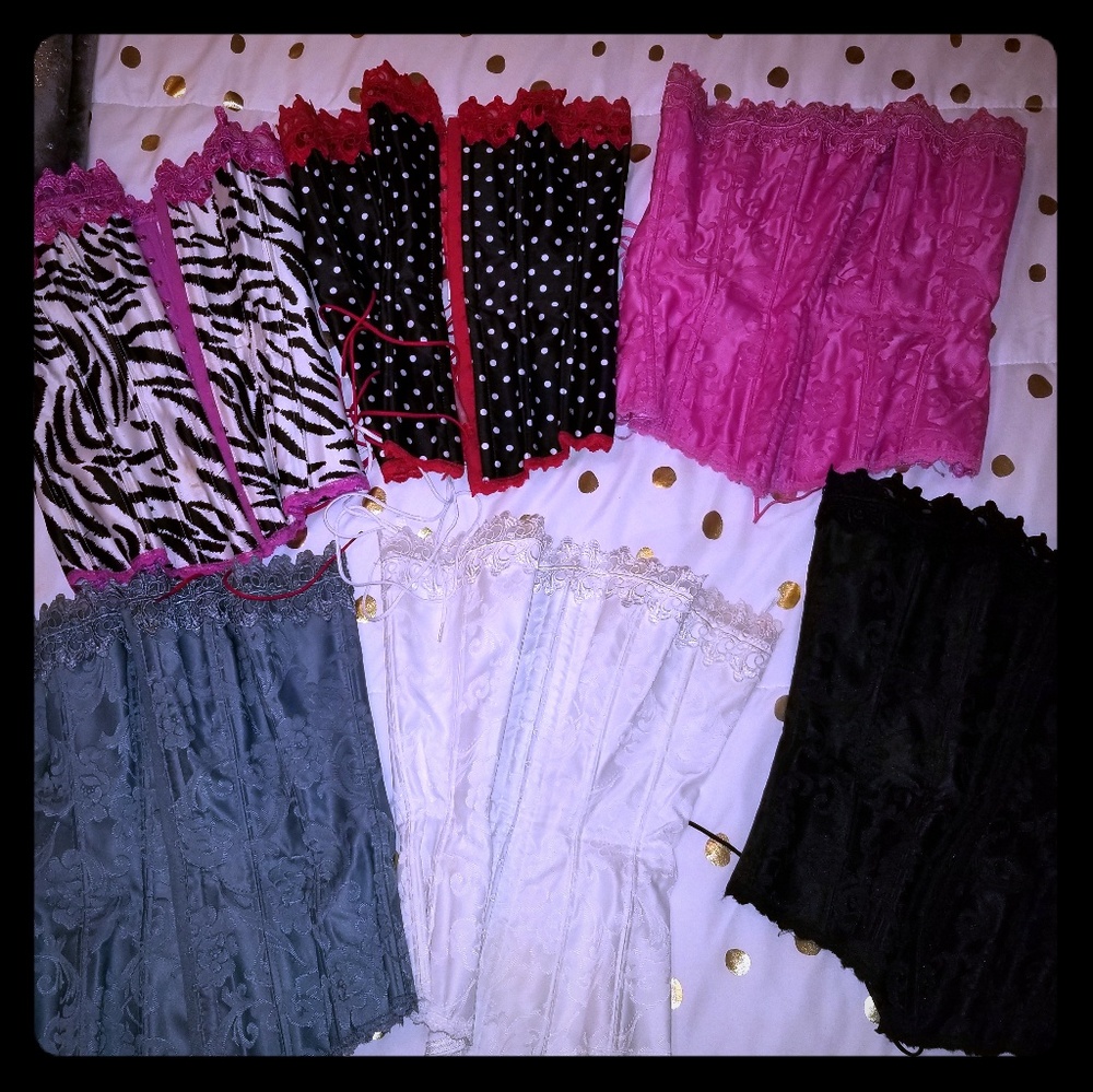 Fredricks of Hollywood corset tops